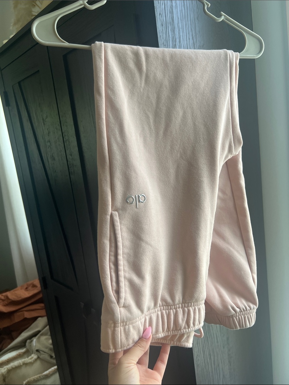 ALO Yoga Blush Pink Joggers